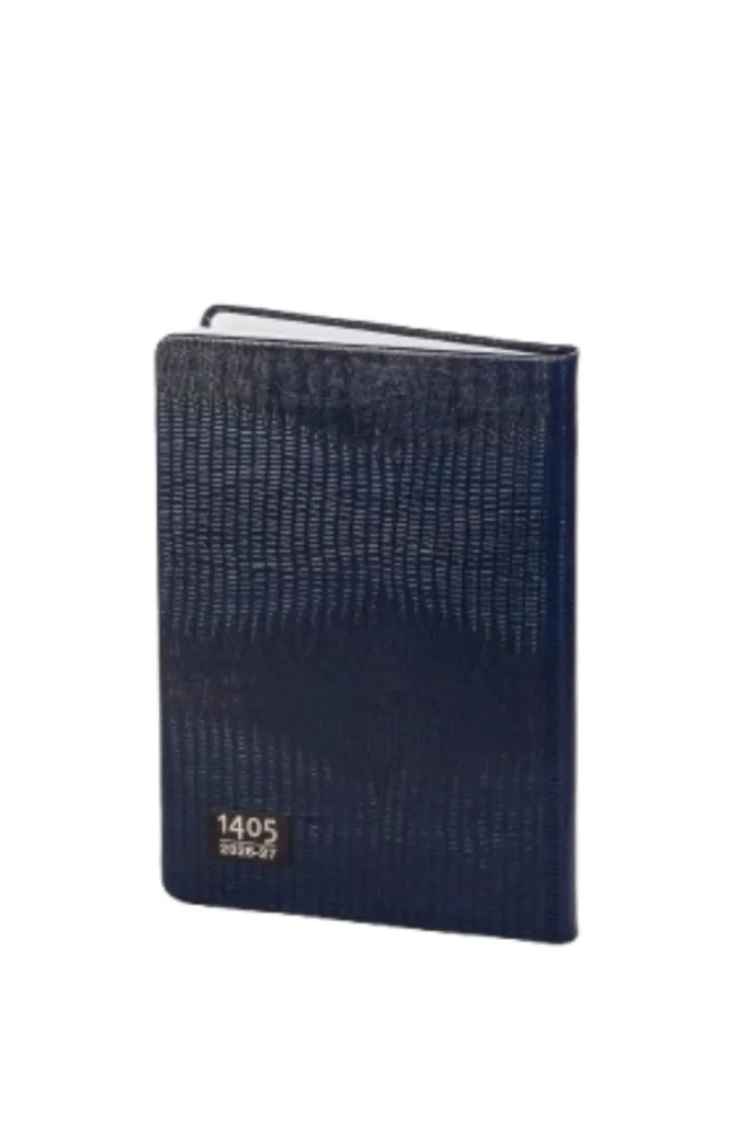 سررسید چرم طرح سرمه‌ای