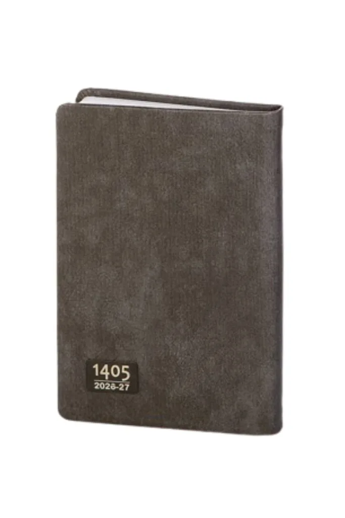 سررسید چرم زبرا طرح طوسی